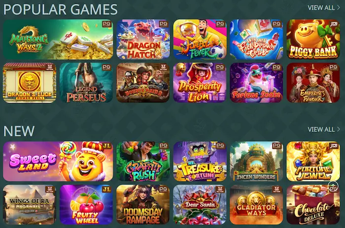 Les Ambasador Premium Casino games